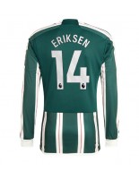 Manchester United Christian Eriksen #14 Venkovní Dres 2023-24 Dlouhý Rukáv